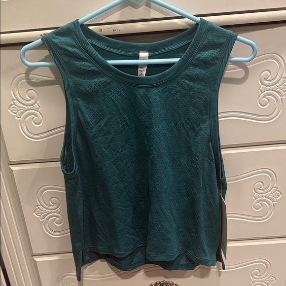 lululemon athletica Tops - lululemon athletica Teal Muscle Tee. Nwt.